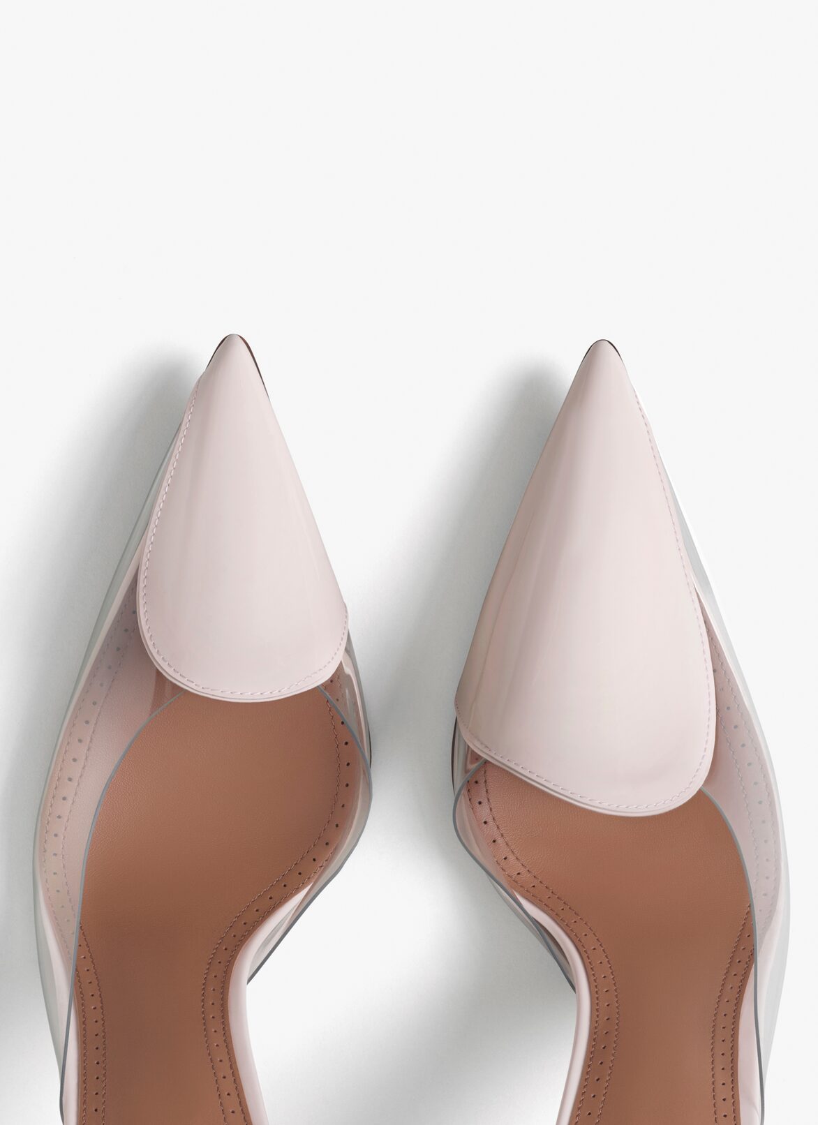 CŒUR ABSTRAIT MULES IN PATENT LEATHER ALAÏA PINK CŒUR ABSTRAIT MULES IN PATENT LEATHER